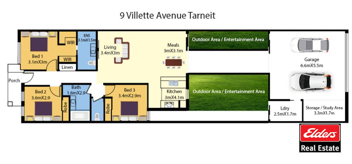 9 Villette Avenue, Tarneit, VIC, 3029 - Floorplan 1