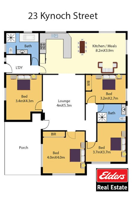23 Kynoch Street, Deer Park, VIC, 3023 - Floorplan 1