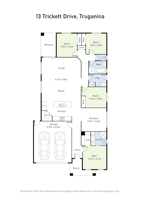 13 Trickett Drive, Truganina, VIC, 3029 - Floorplan 1