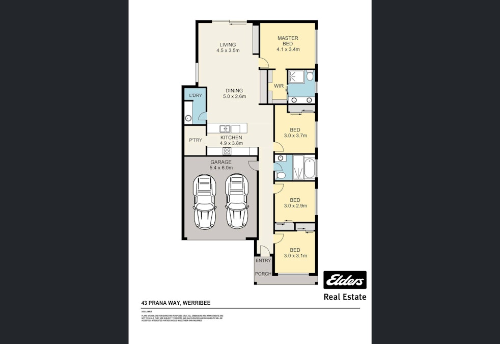 43 Prana Way, Werribee, VIC, 3030 - Floorplan 1