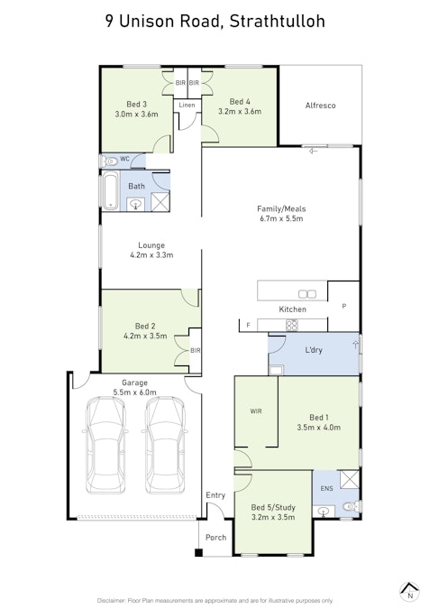 9 Unison Road Road, Strathtulloh, VIC, 3338 - Floorplan 1