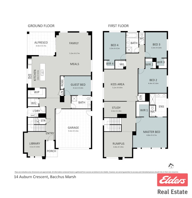 14 Auburn Crescent, Bacchus Marsh, VIC, 3340 - Floorplan 1