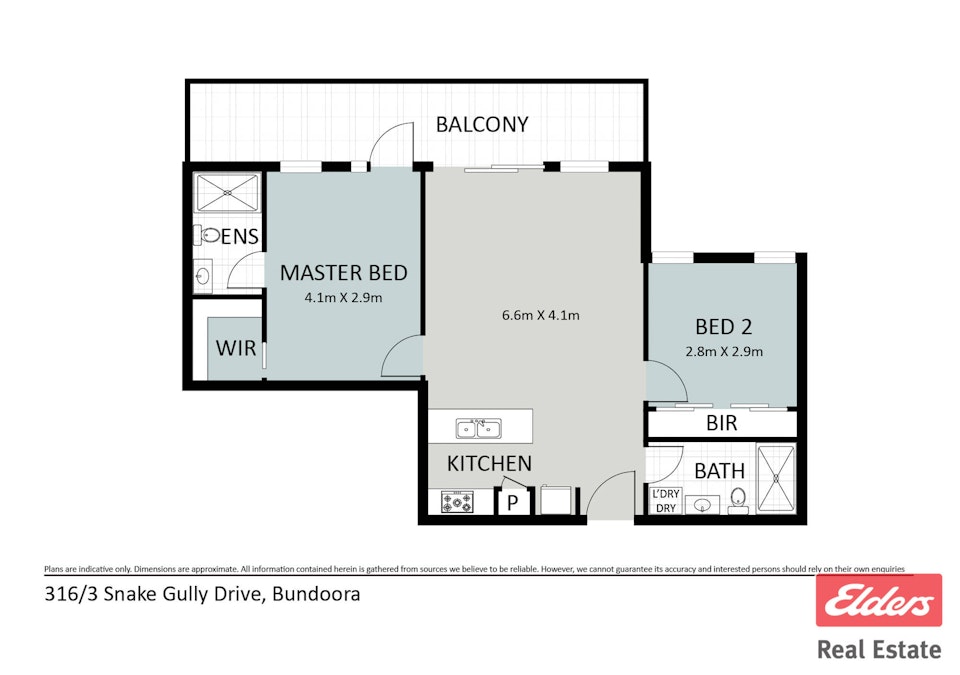 316/3 Snake Gully Drive, Bundoora, VIC, 3083 - Floorplan 1