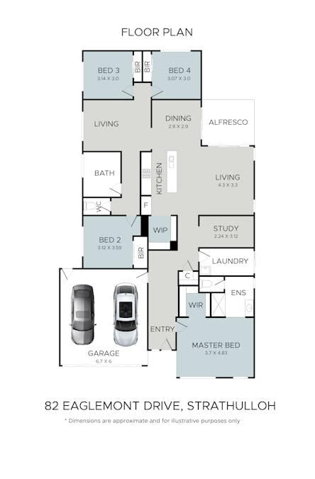 82 Eaglemont Drive, Strathtulloh, VIC, 3338 - Floorplan 1