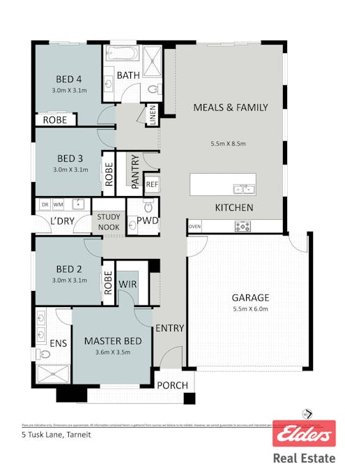 5 Tusk Lane, Tarneit, VIC, 3029 - Floorplan 1