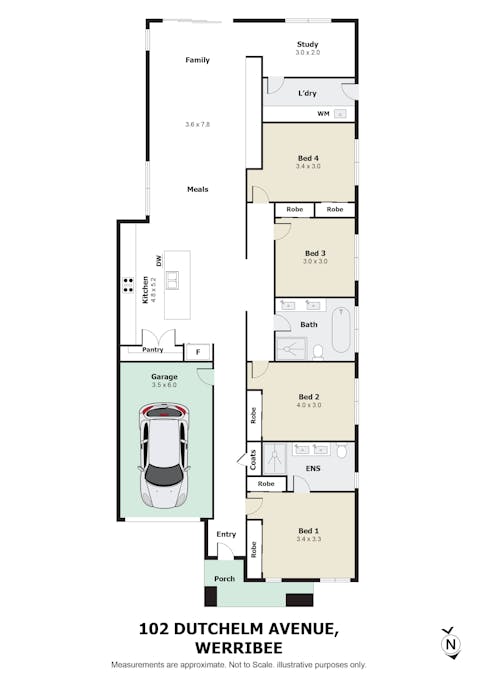 102 Dutchelm Avenue, Werribee, VIC, 3030 - Floorplan 1