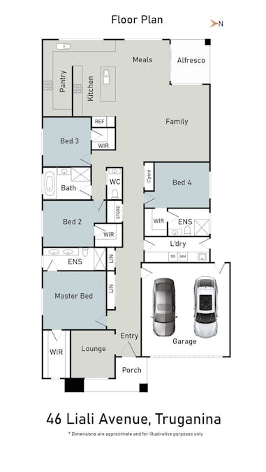 46 Liali Avenue, Truganina, VIC, 3029 - Floorplan 1