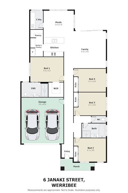 6 Janaki Street, Werribee, VIC, 3030 - Floorplan 1