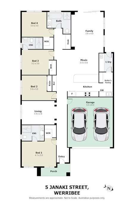 5 Janaki Street, Werribee, VIC, 3030 - Floorplan 1