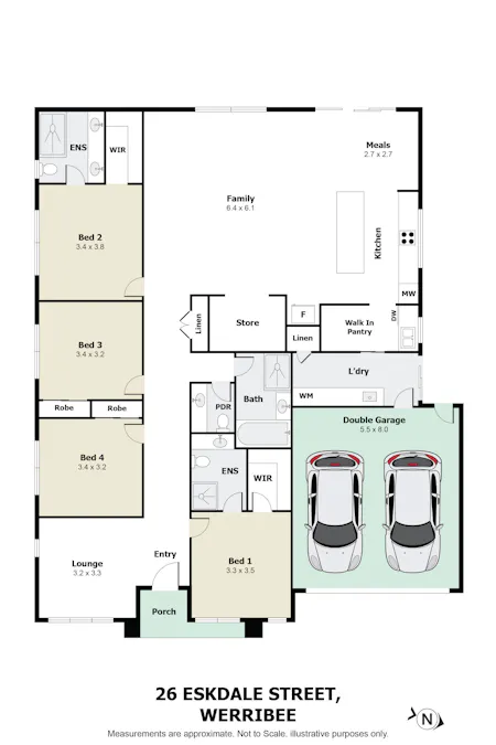 26 Eskdale Street, Werribee, VIC, 3030 - Floorplan 1