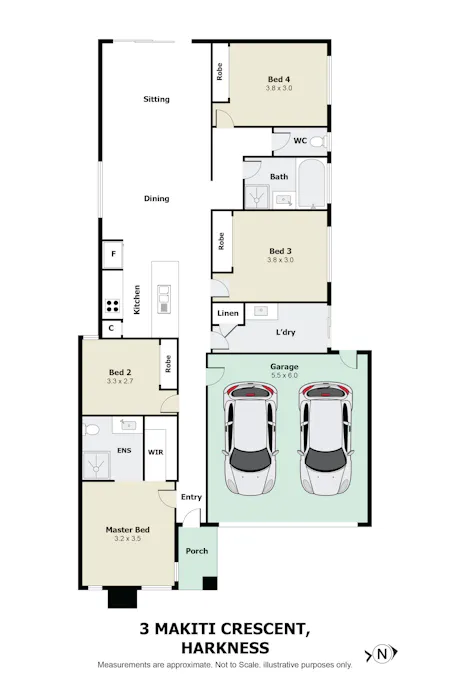 3 Makiti Crescent, Harkness, VIC, 3337 - Floorplan 1