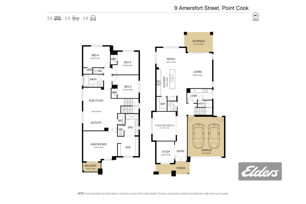 9 Amersfort Street, Point Cook, VIC, 3030 - Floorplan 1