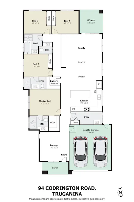 94 Codrington Road, Truganina, VIC, 3029 - Floorplan 1