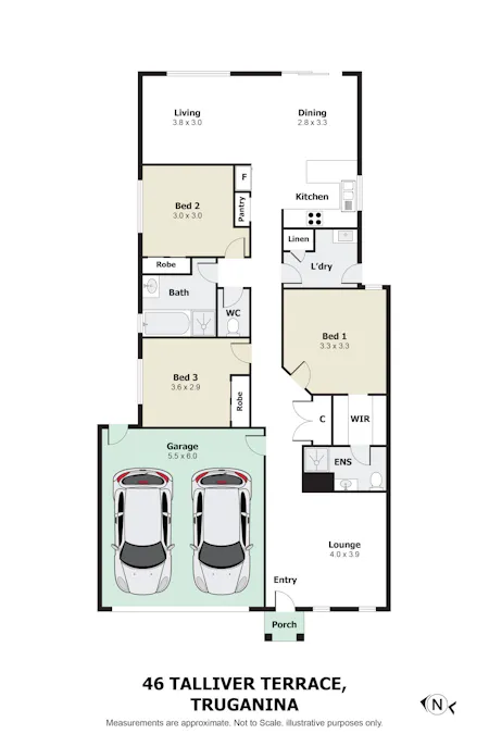 46 Talliver Terrace, Truganina, VIC, 3029 - Floorplan 1