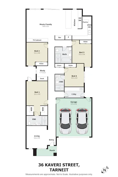 36 Kaveri Street, Tarneit, VIC, 3029 - Floorplan 1