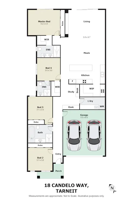 18 Candelo Way, Tarneit, VIC, 3029 - Floorplan 1