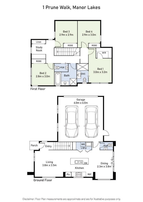 1 Prune Walk, Manor Lakes, VIC, 3024 - Floorplan 1