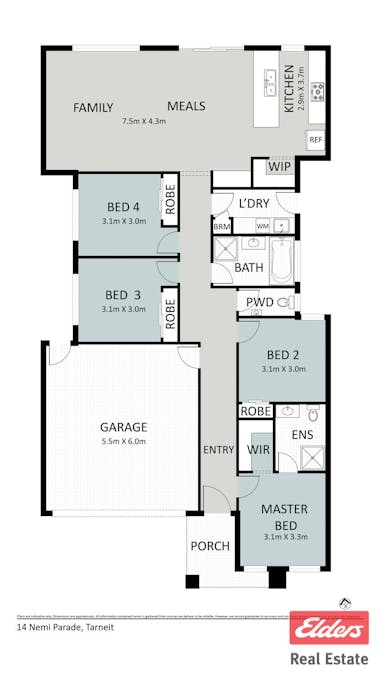 14 Nemi Parade, Tarneit, VIC, 3029 - Floorplan 1