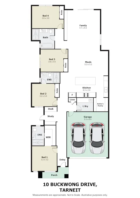 10 Buckwong Drive, Tarneit, VIC, 3029 - Floorplan 1