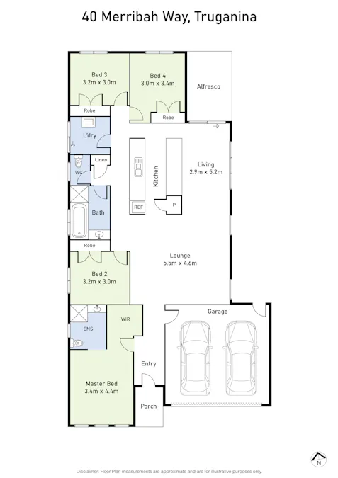 40 Merribah Way, Truganina, VIC, 3029 - Floorplan 1