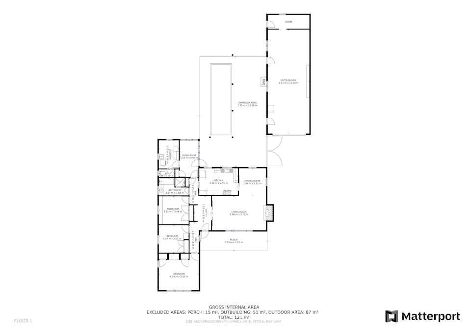 129 Hawthorn Grove, Mildura, VIC, 3500 - Floorplan 1