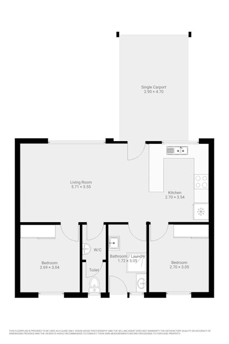 2/364 Deakin Avenue, Mildura, VIC, 3500 - Floorplan 1