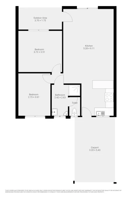 3/166 Commercial Street, Merbein, VIC, 3505 - Floorplan 1