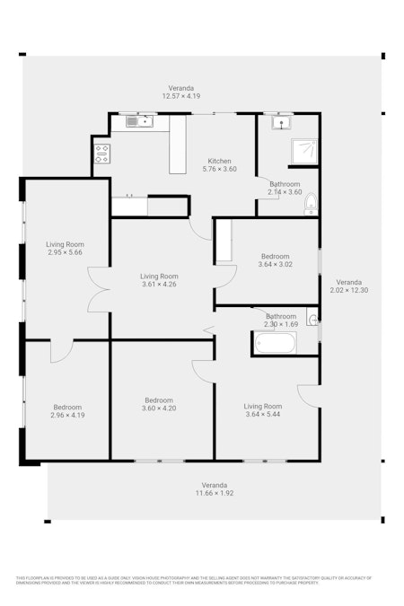 21 Farrell Street, Ouyen, VIC, 3490 - Floorplan 1