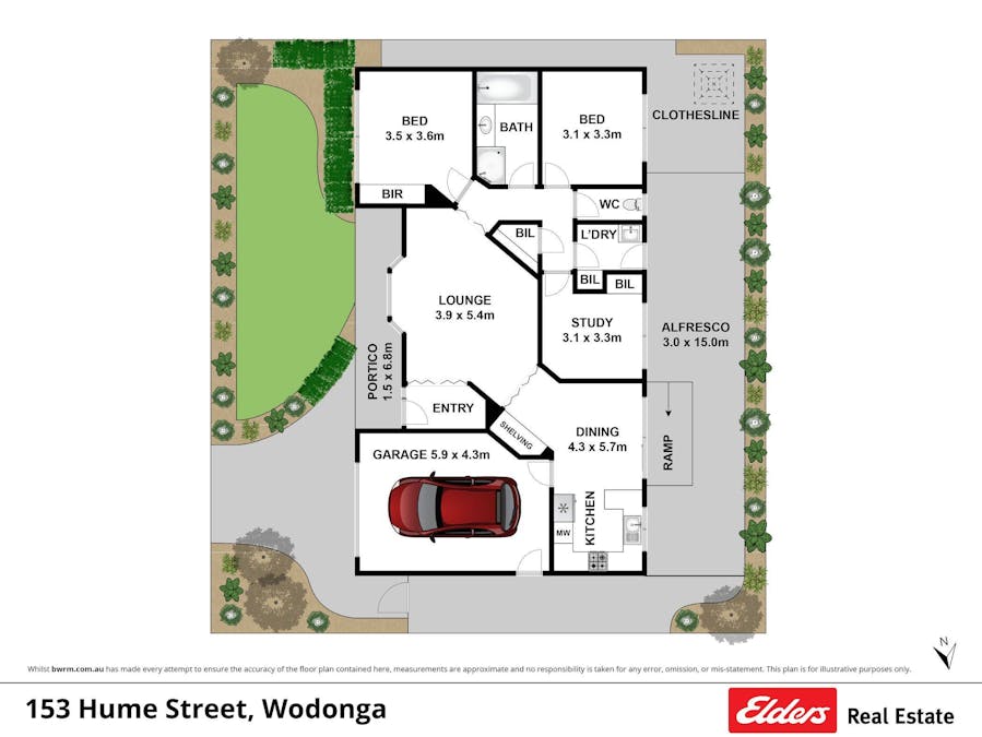 153 Hume Street, Wodonga, VIC, 3690 - Floorplan 1