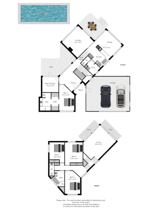 19 Warwick Road, Wodonga, VIC, 3690 - Floorplan 1