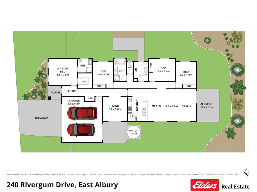 240 Rivergum Drive, East Albury, NSW, 2640 - Floorplan 1