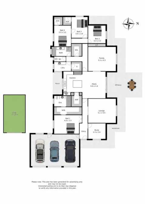 15 Gale Court, Thurgoona, NSW, 2640 - Floorplan 1