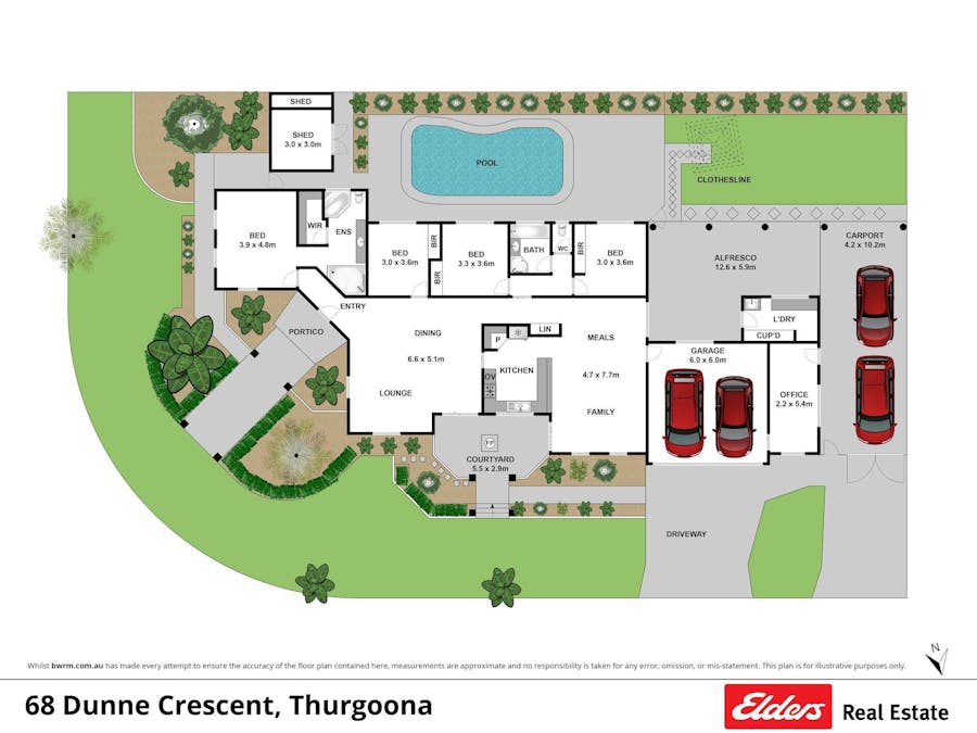 68 Dunne Crescent, Thurgoona, NSW, 2640 - Floorplan 1