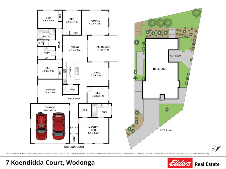 7 Koendidda Court, Wodonga, VIC, 3690 - Floorplan 1
