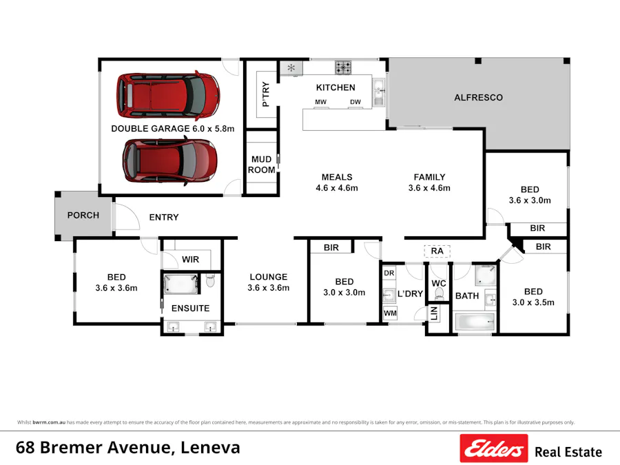 68 Bremer Avenue, Leneva, VIC, 3691 - Floorplan 1
