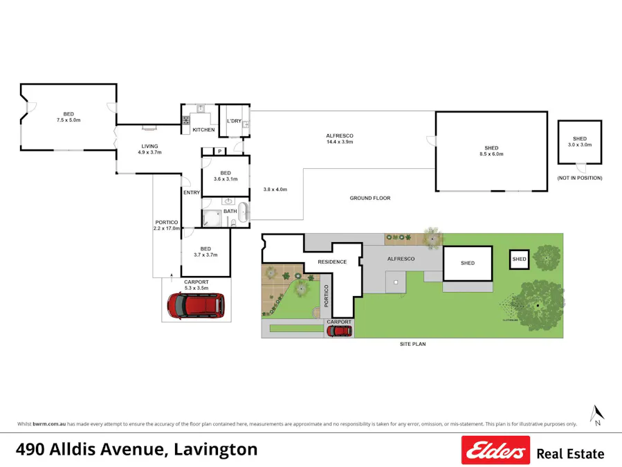 490 Alldis Avenue, Lavington, NSW, 2641 - Floorplan 1