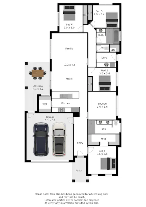 20 Hampshire Boulevard, Leneva, VIC, 3691 - Floorplan 1