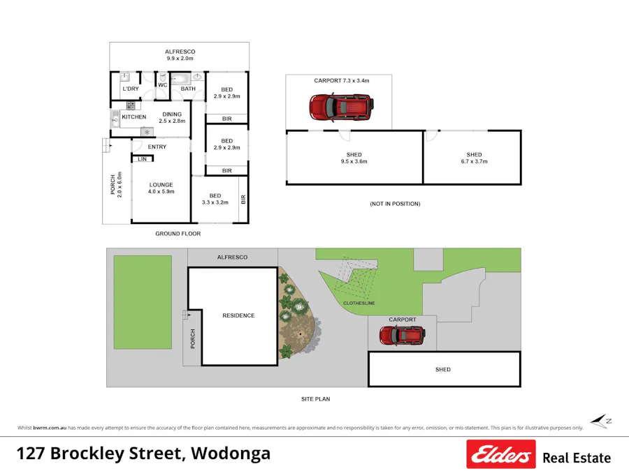 127 Brockley Street, Wodonga, VIC, 3690 - Floorplan 1