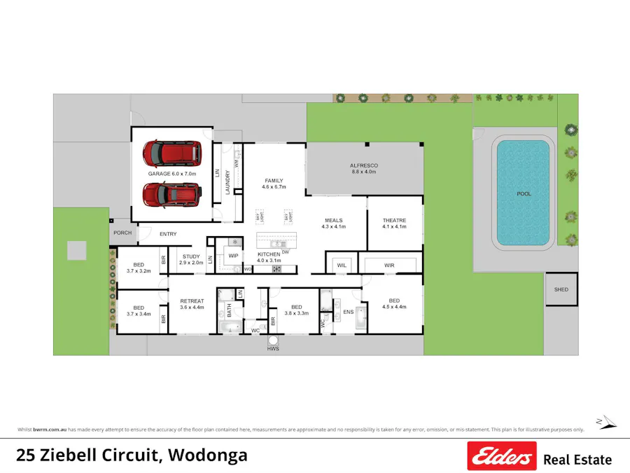 25 Ziebell Circuit, Wodonga, VIC, 3690 - Floorplan 1