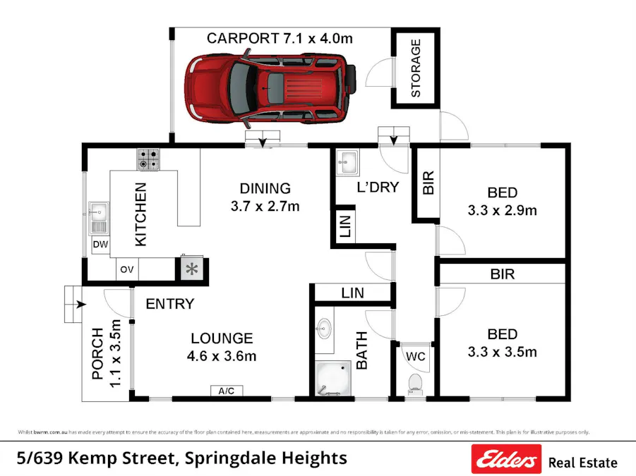 5/639 Kemp Street, Springdale Heights, NSW, 2641 - Floorplan 1