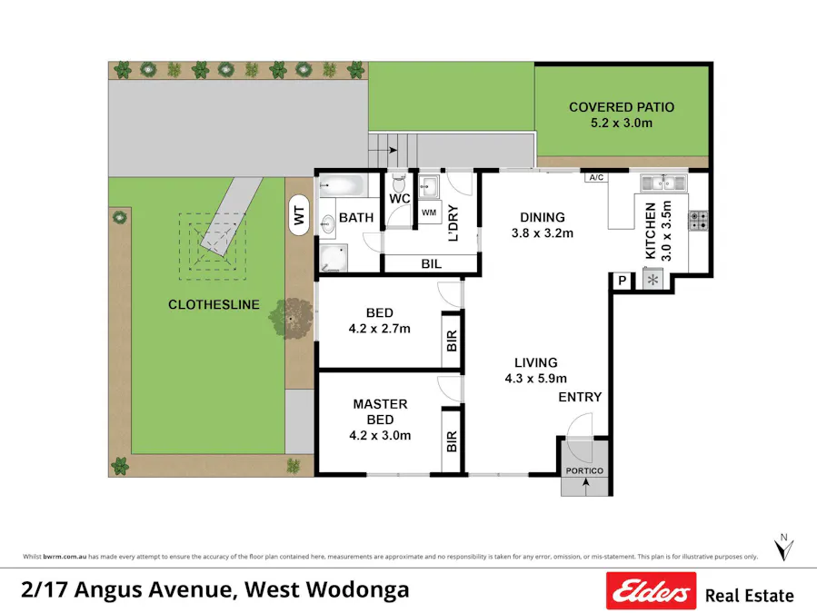 2/17 Angus Avenue, West Wodonga, VIC, 3690 - Floorplan 1