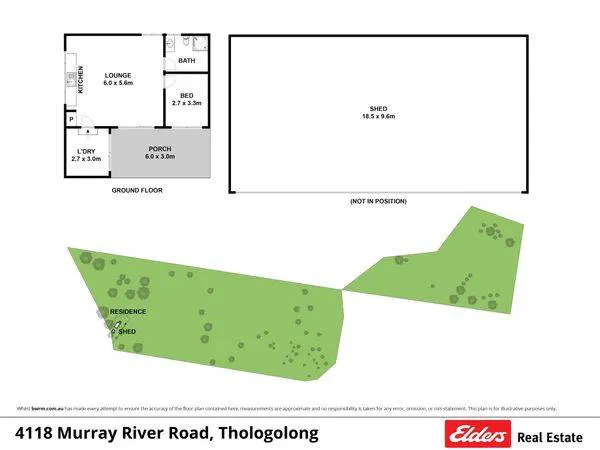 4118 Murray River Road, Thologolong, VIC, 3691 - Floorplan 1