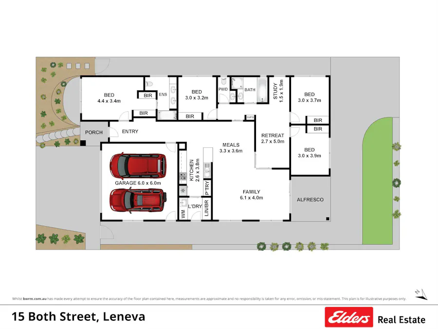 15 Both Street, Leneva, VIC, 3691 - Floorplan 1