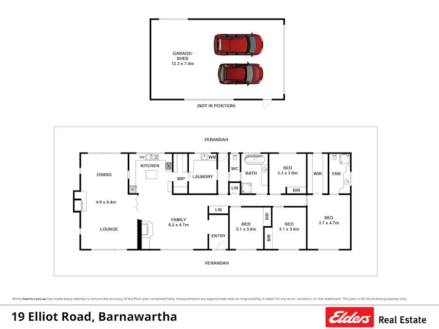 19a Elliot Road, Barnawartha, VIC, 3688 - Floorplan 1