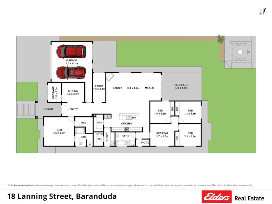 18 Lanning Street, Baranduda, VIC, 3691 - Floorplan 1