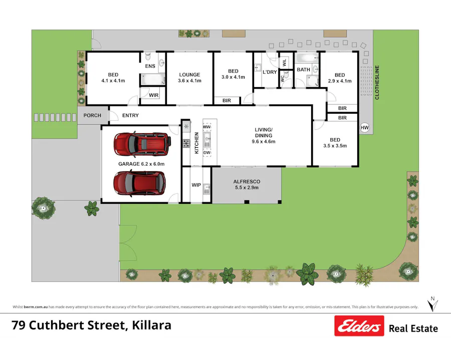 79 Cuthbert Street, Killara, VIC, 3691 - Floorplan 1