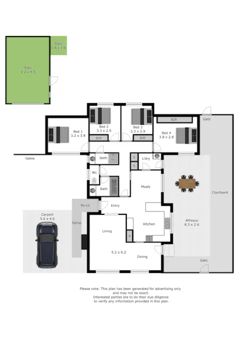 3 Parkland Drive, Wodonga, VIC, 3690 - Floorplan 1