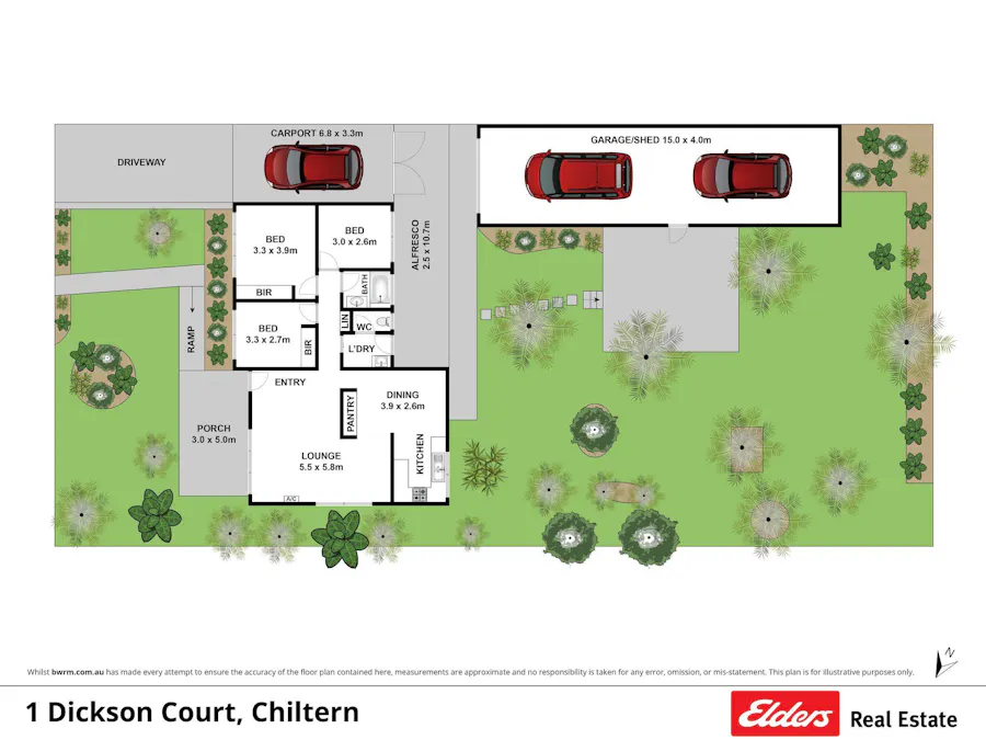 1 Dickson Court, Chiltern, VIC, 3683 - Floorplan 1