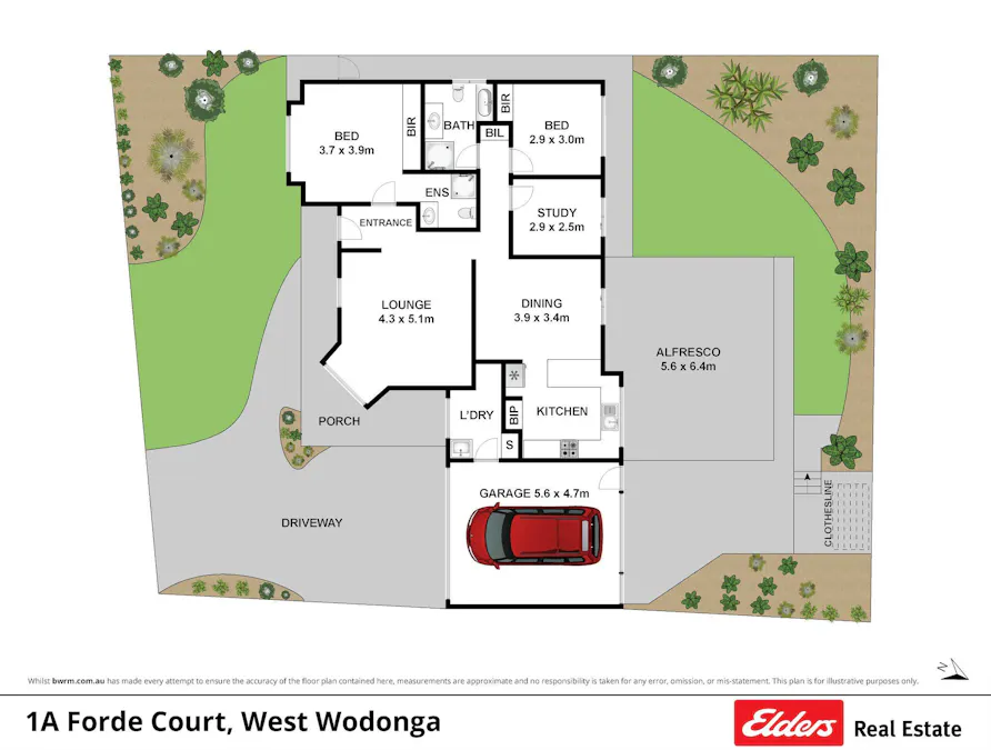 1A Forde Court, Wodonga, VIC, 3690 - Floorplan 1
