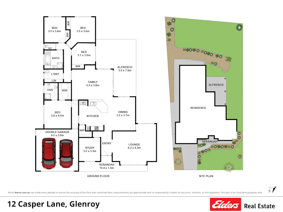 12 Casper Lane, Glenroy, NSW, 2640 - Floorplan 1